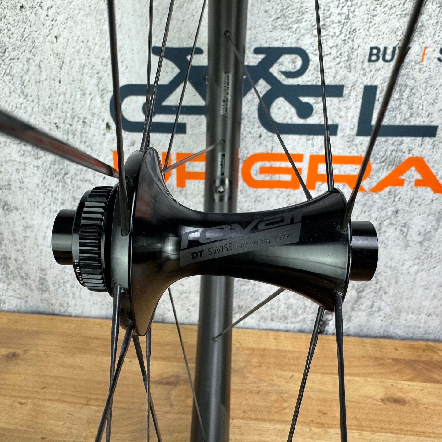 Light Use! Roval Rapide CLX Carbon Clincher Disc Brake Wheelset 700c 1422g