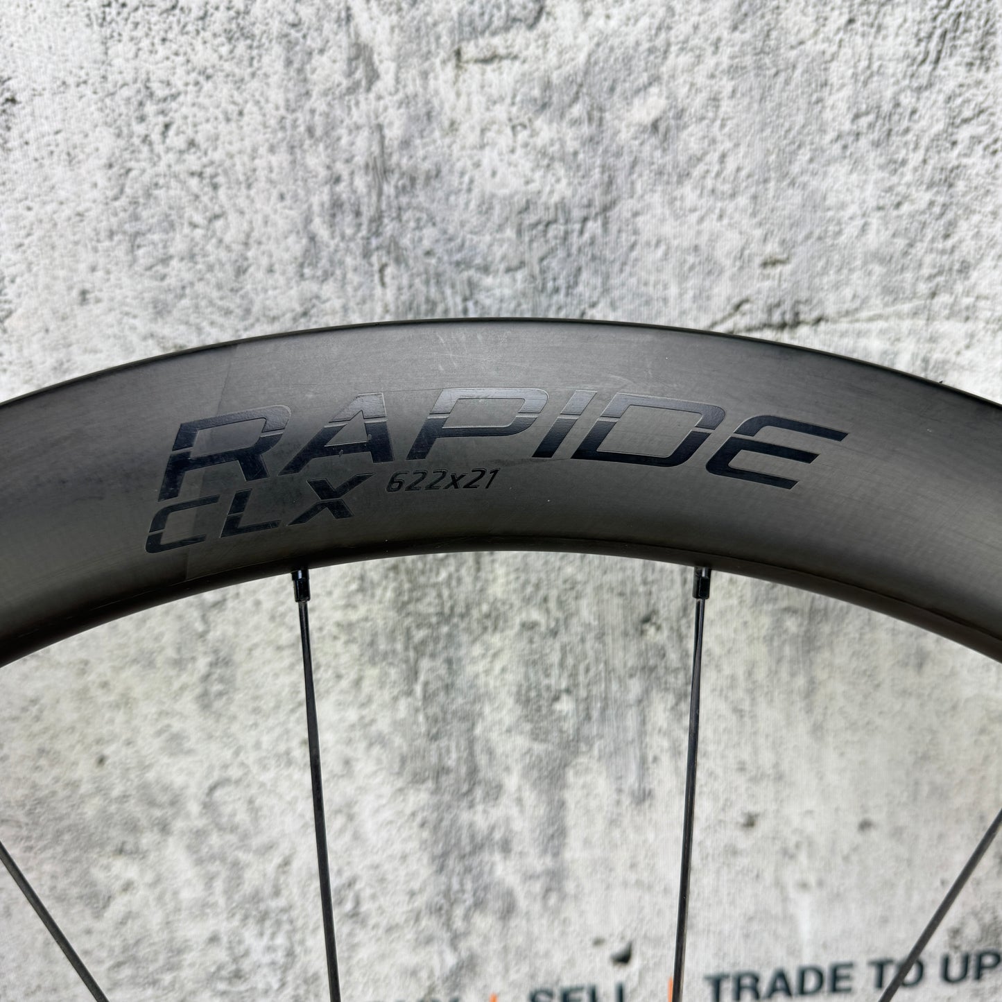 Roval Rapide CLX Carbon Clincher Disc Brake Front Wheel 700c 666g