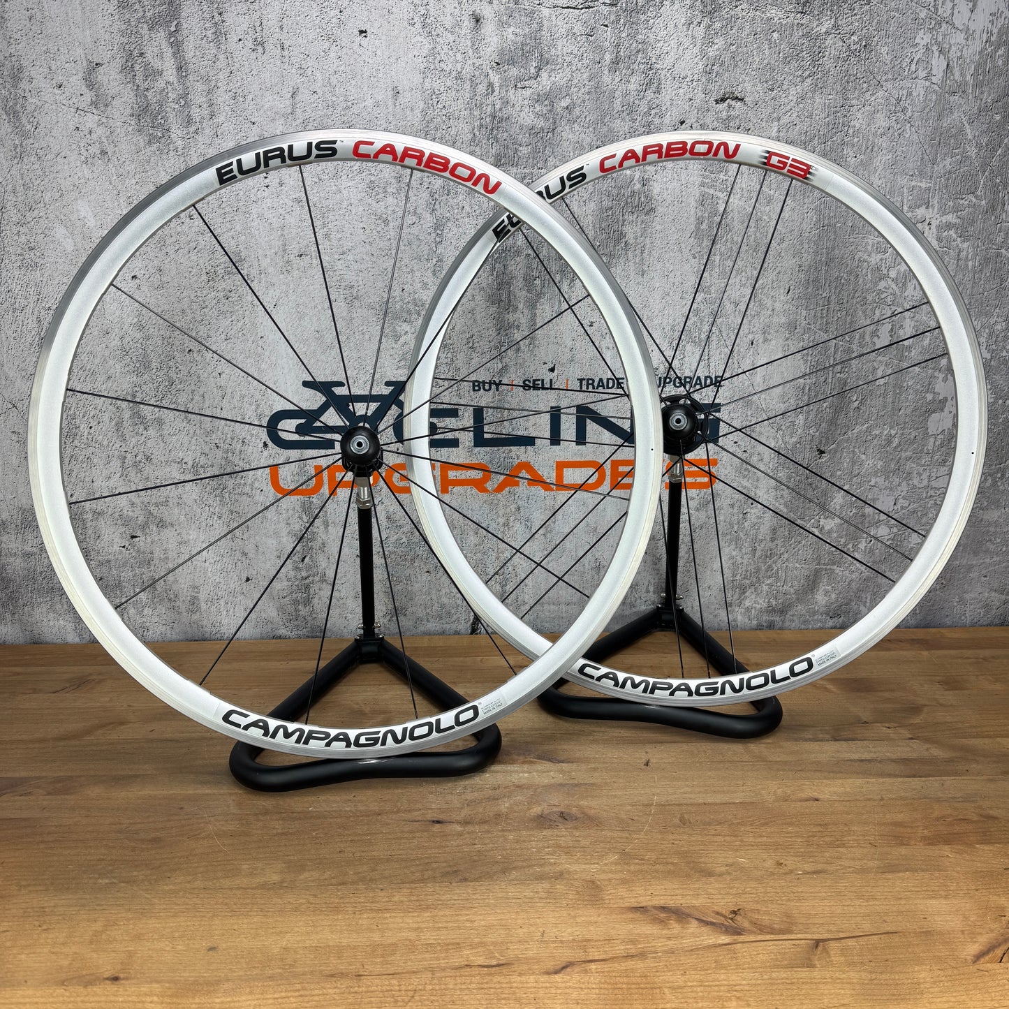 Campagnolo Eurus Carbon G3 WH4-EUCRC Alloy Clincher Wheelset 700c Rim Brake