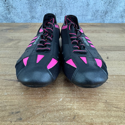 New! Adidas Giro 2 EU Size 43 Black/Pink Indoor Bike Cycling Shoes