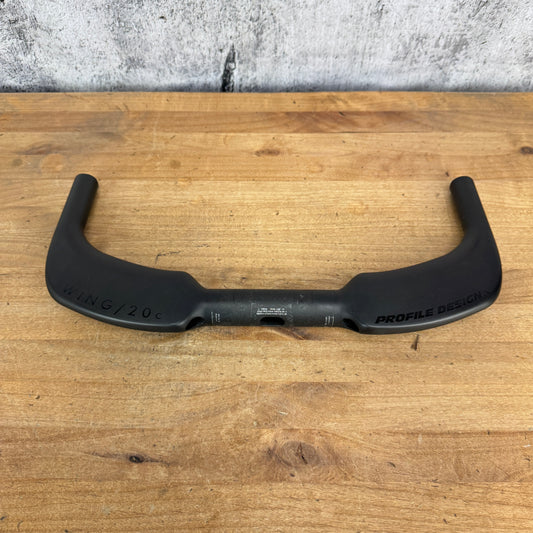 Low Mile! Profile Design WING/20C Carbon 38cm Handlebar Base Bar 31.8mm 201g