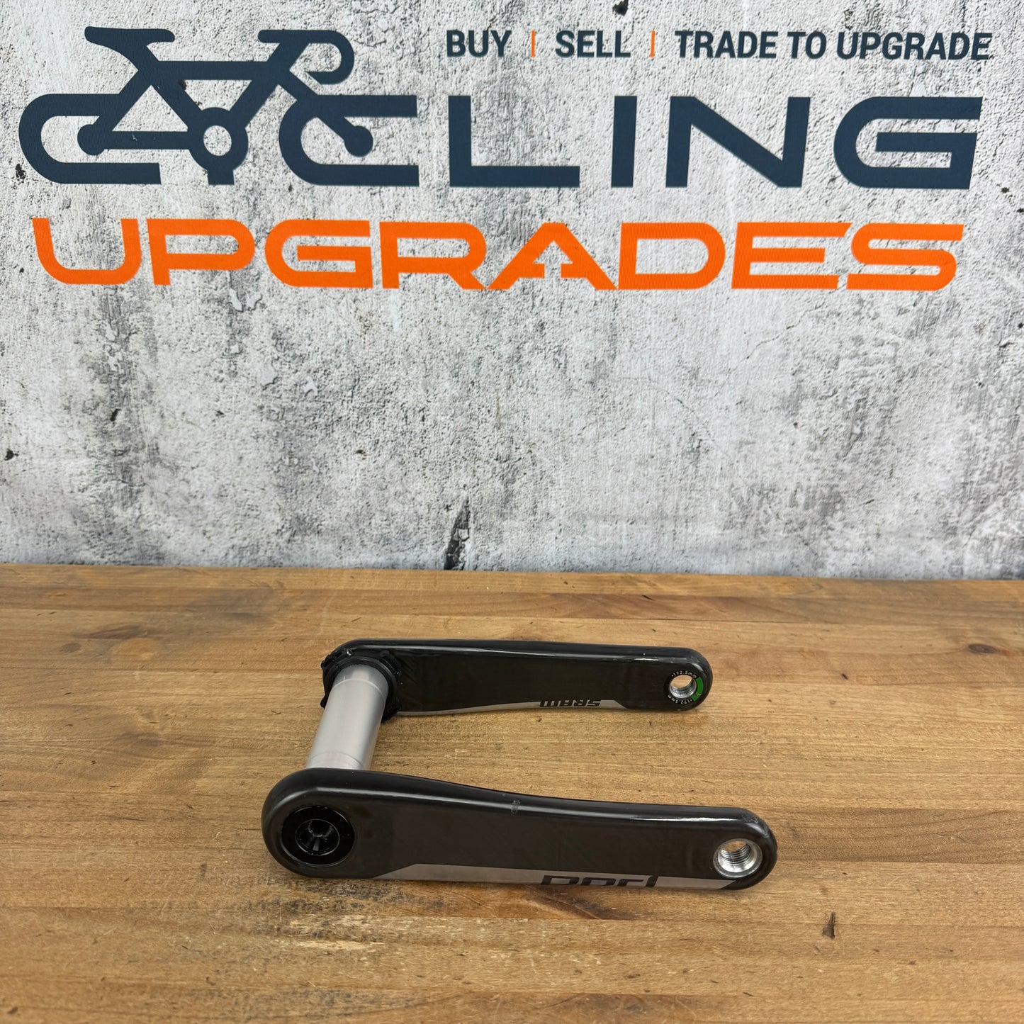 Low Mile! SRAM Red AXS D1 172.5mm Carbon 8-Bolt Bike Crankset Crank Arms DUB SL