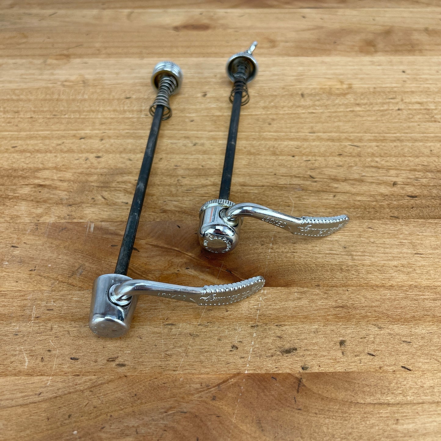 New Take-off! Vintage Campagnolo Brev Quick Release Skewers 100/130mm