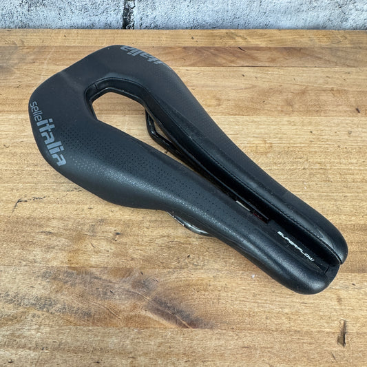 Selle Italia Watt Kit Carbonio Superflow 7x9mm Carbon Rails 132mm U3 Saddle 196g