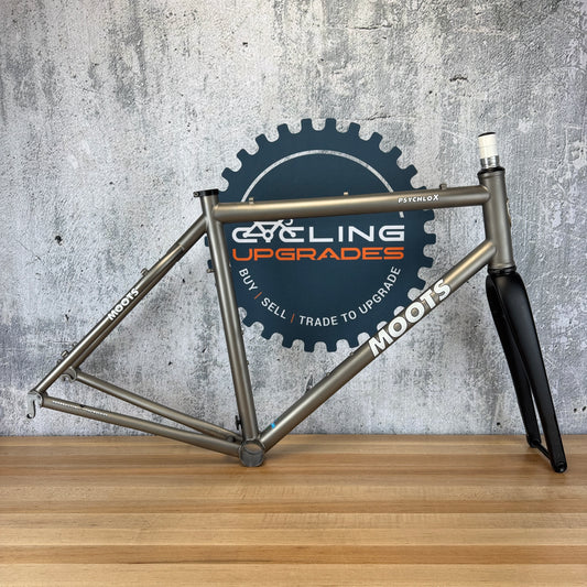 Low Mile! 2016 Moots Psychlo X 56cm CX Ti Frameset 700c Enve Fork Chris King