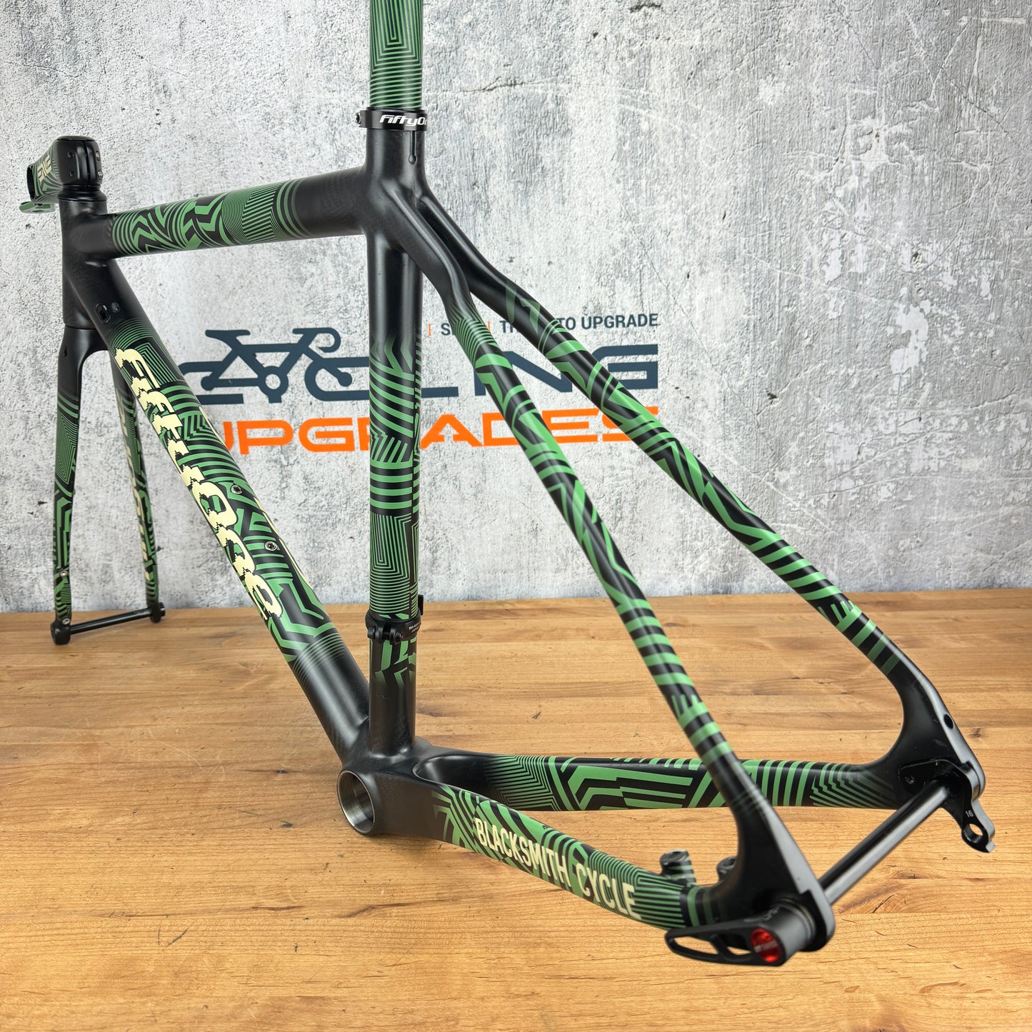 Mint! Fifty One Road 52.5cm Carbon Disc Frameset 700c + Enve Stem & Seatpost 1987g