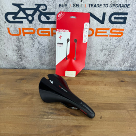 New! Specialized S-Works Chicane 155mm 7x9mm FACT Carbon Rails Bike Saddle 165g