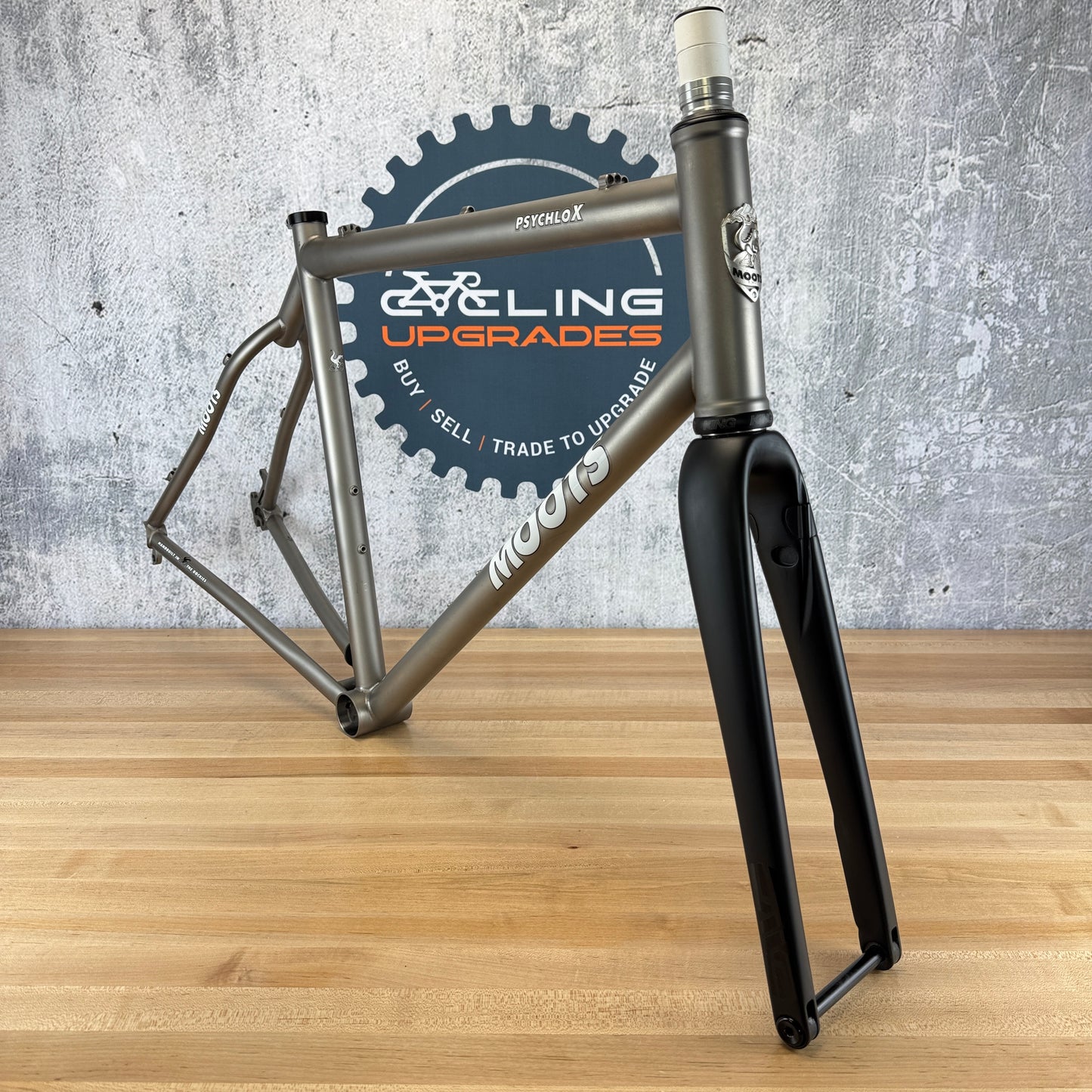 Low Mile! 2016 Moots Psychlo X 56cm CX Ti Frameset 700c Enve Fork Chris King