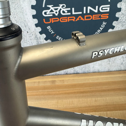 Low Mile! 2016 Moots Psychlo X 56cm CX Ti Frameset 700c Enve Fork Chris King