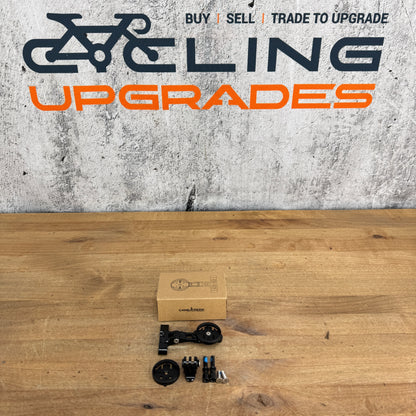 New! Cane Creek Bike Cycling Computer Mount w/ Accessory Mount Black BAH0050