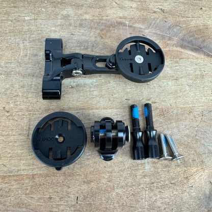 New! Cane Creek Bike Cycling Computer Mount w/ Accessory Mount Black BAH0050