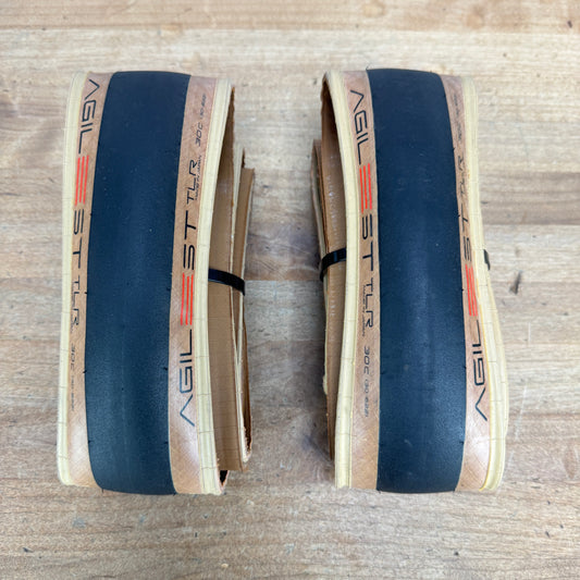 Low Mile! Pair Panaracer Agilist 700c x 30mm Tubeless Road Bike Tires