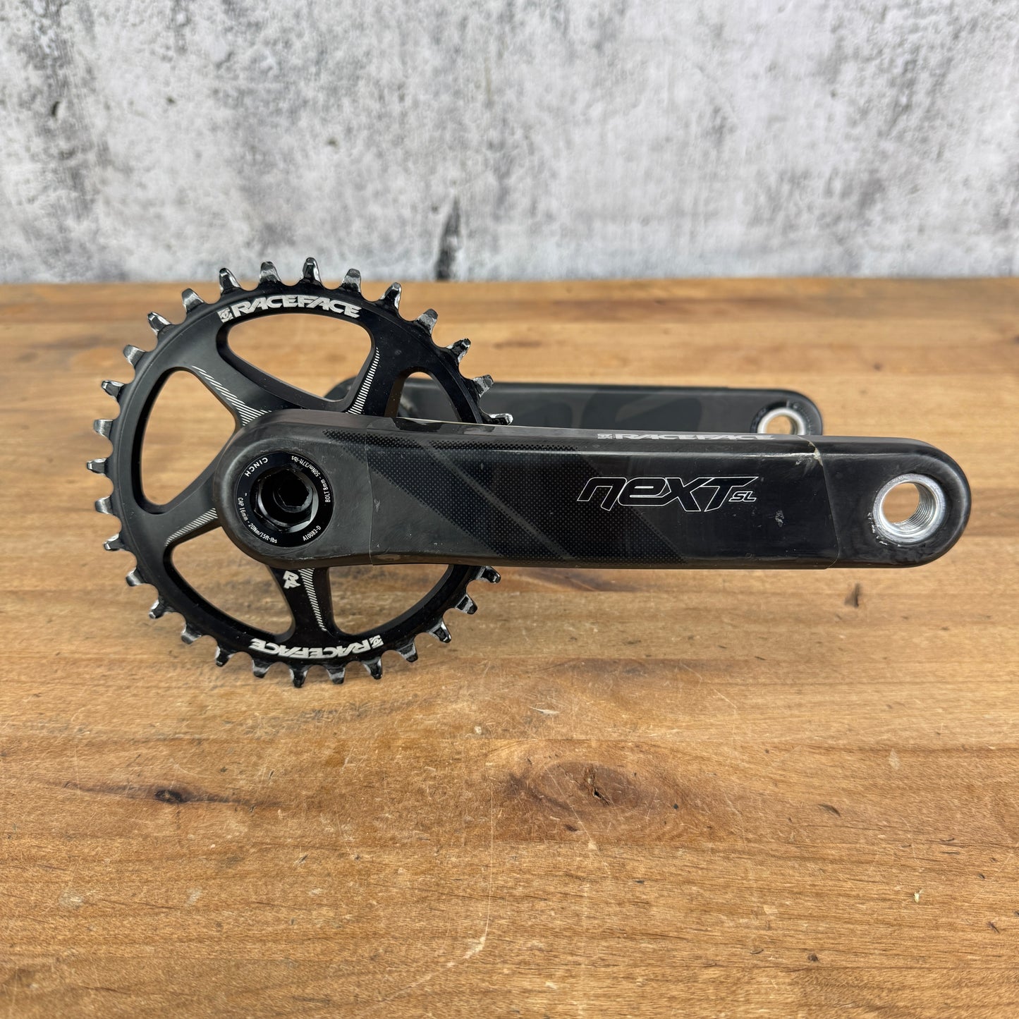 Race Face Next SL Carbon MTB XC Boost (RF136) 175mm Crankset 32t Chainring 452g
