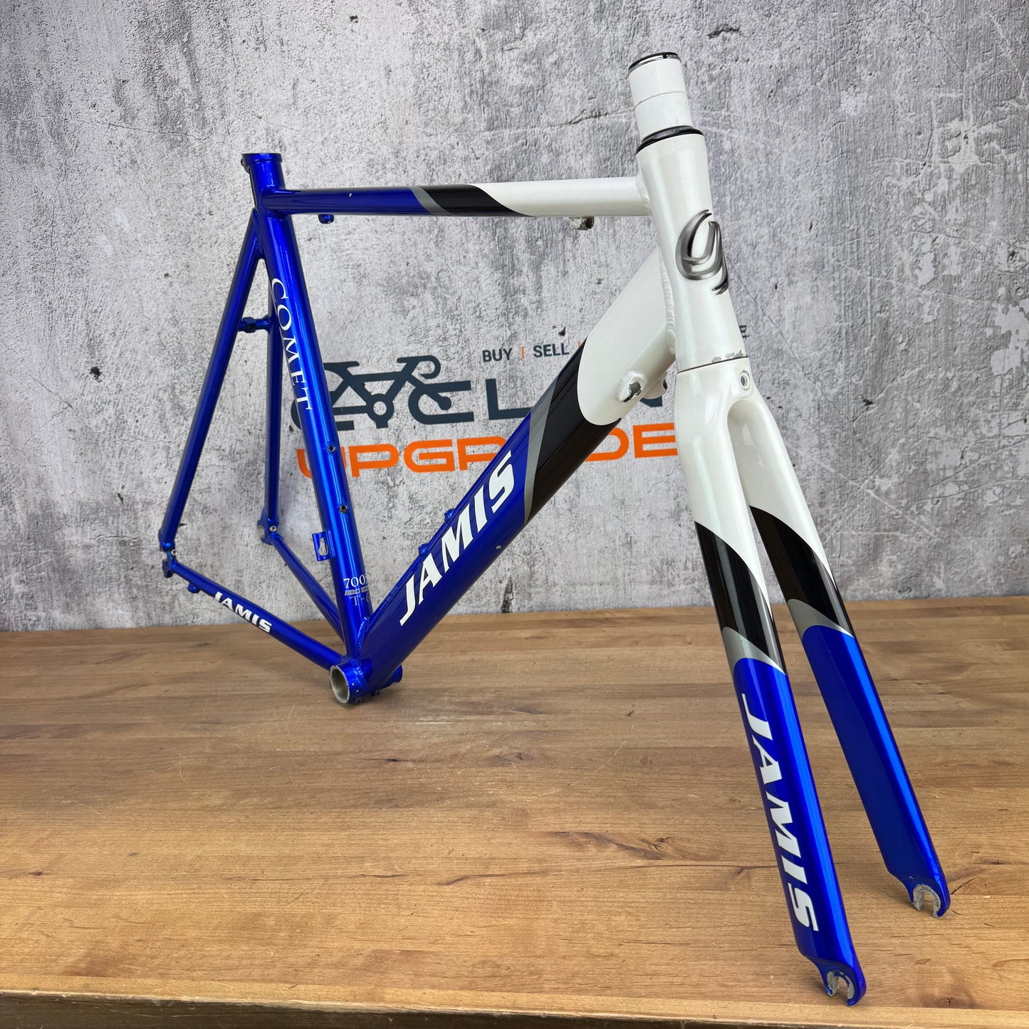 Jamis Comet Blue 54cm Alloy TT/Triathalon Rim Brake Quick Release Frameset 3324g