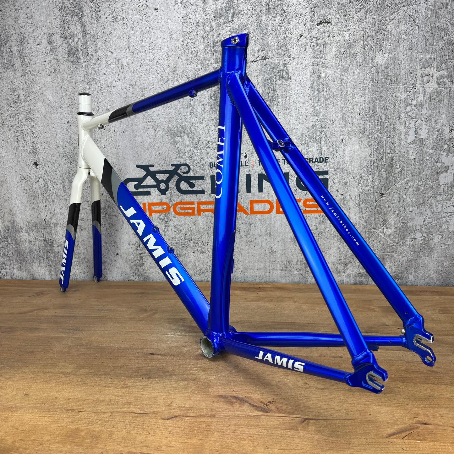 Jamis Comet Blue 54cm Alloy TT/Triathalon Rim Brake Quick Release Frameset 3324g