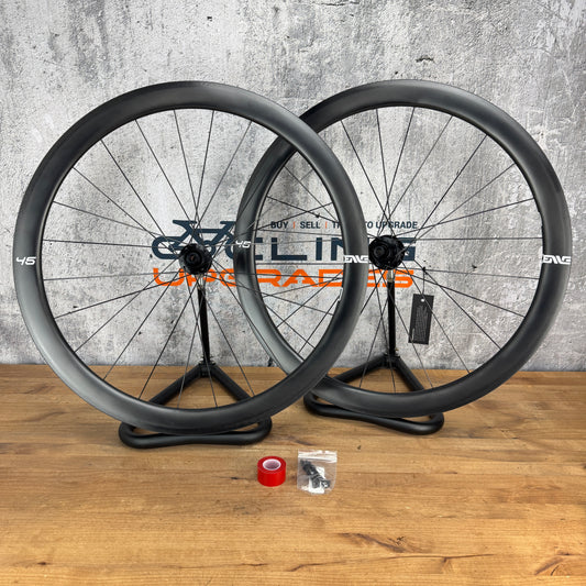 New! Enve Foundation 45 Carbon Tubeless Disc Wheelset Industry Nine 1/1 1617g