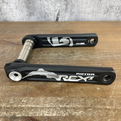 Mint! Rotor REX3 175mm 24mm Spindle Alloy Crank Arms 495g