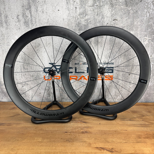 Hollowgram Knot SL 64 Carbon Tubeless Disc Brake Wheelset 700c 1680g