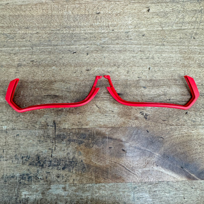 Shimano S-Phyre Black Cycling Sunglasses w/ Red/Clear Lenses & Case 29g