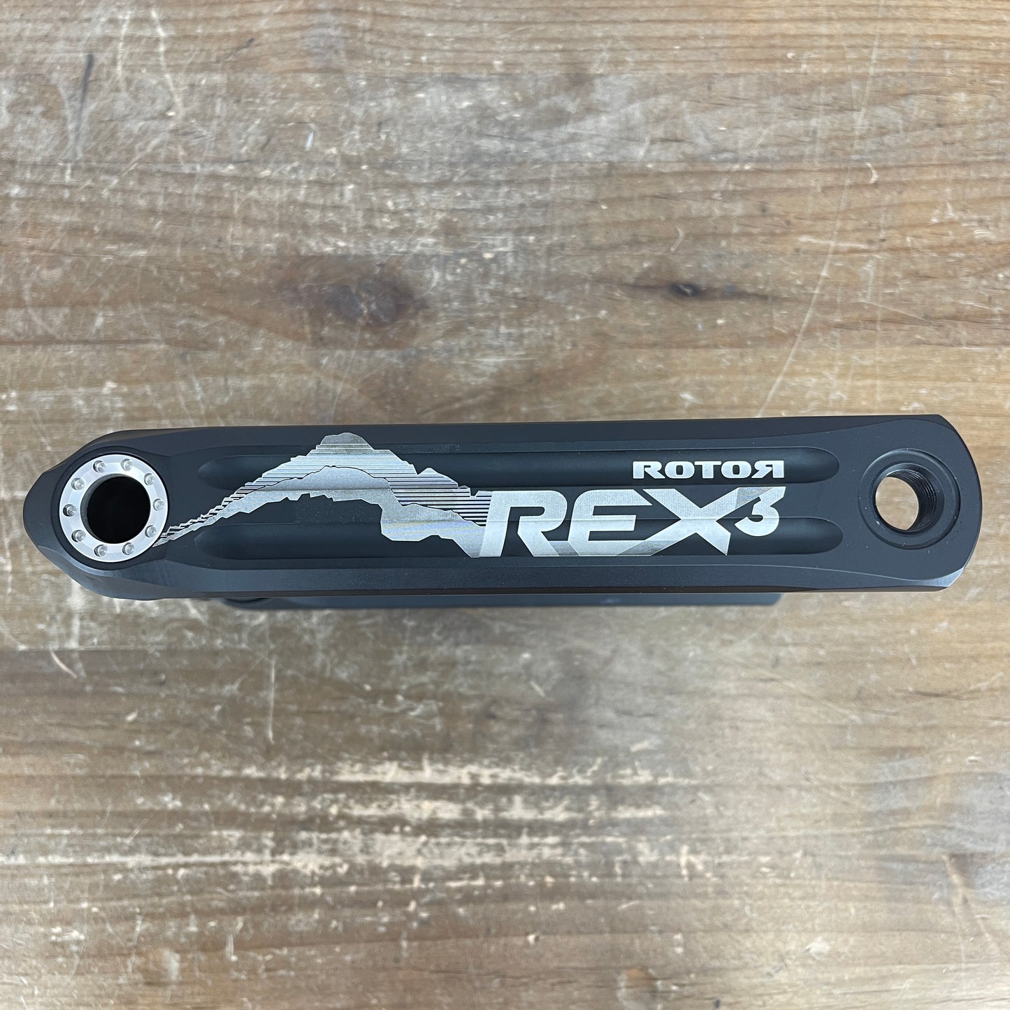 Mint! Rotor REX3 175mm 24mm Spindle Alloy Crank Arms 495g