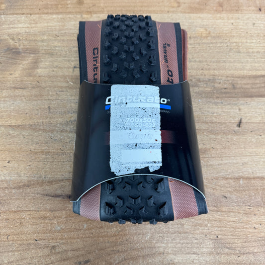 New Pirelli Cinturato Gravel S 700c x 50mm Tubeless Classic Single Tire MSRP $85