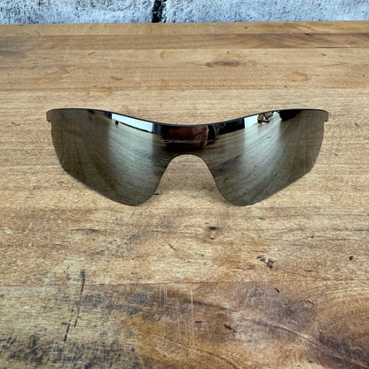 Oakley RadarLock Black Cycling Sunglasses w/ Blue/Black/Silver Lenses & Case