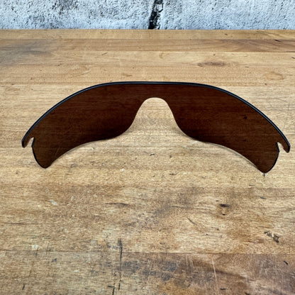 Oakley RadarLock Black Cycling Sunglasses w/ Blue/Black/Silver Lenses & Case