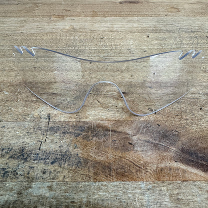 Oakley RadarLock White/Red Cycling Sunglasses w/ Blue/Red/Clear Lenses & Case