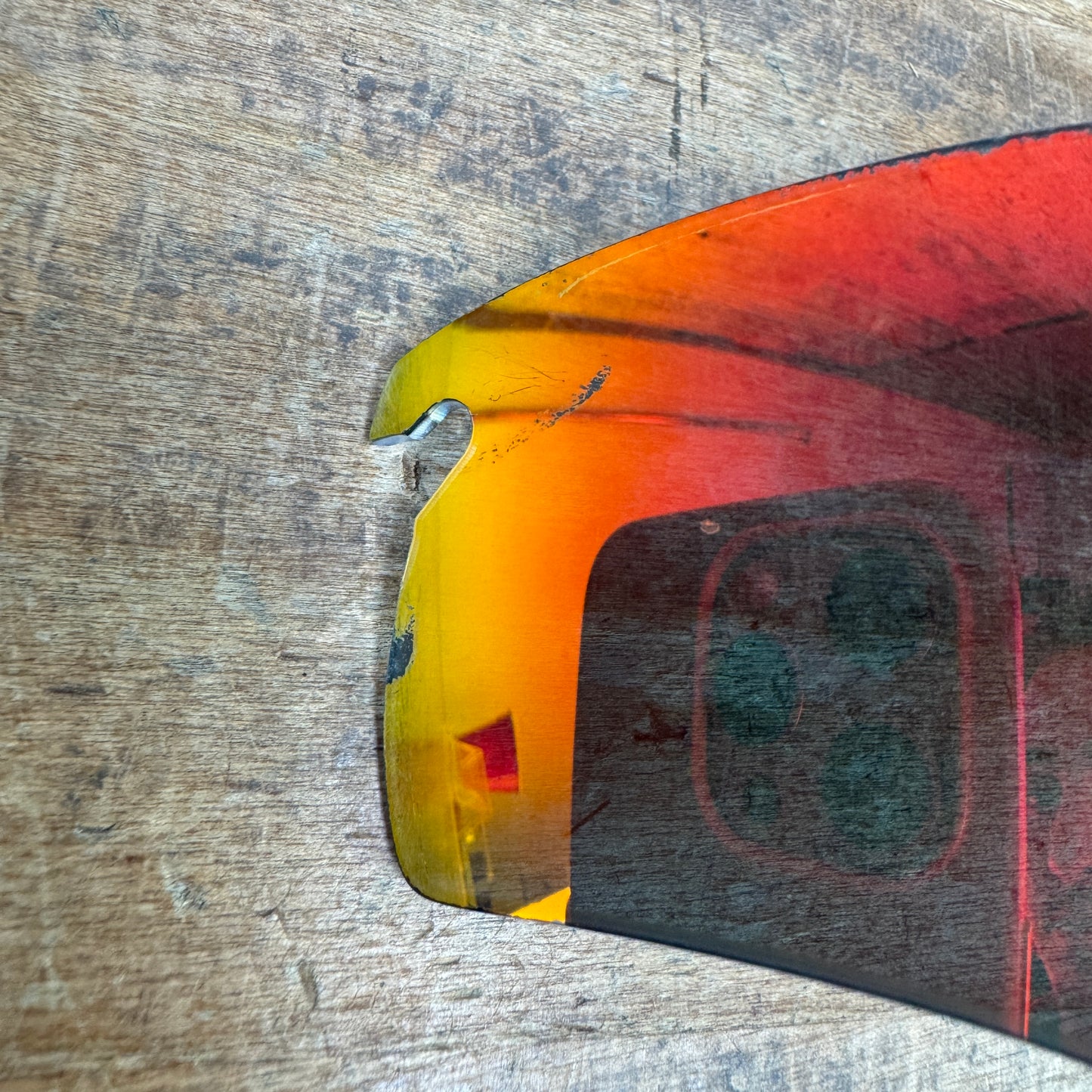 Oakley RadarLock White/Red Cycling Sunglasses w/ Blue/Red/Clear Lenses & Case