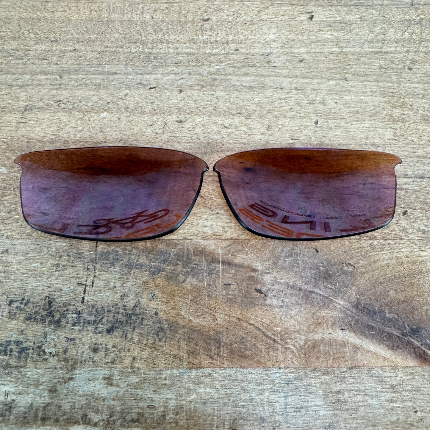 Oakley Flak Red Cycling Sunglasses w/ Black/Red/Brown Lenses & Case