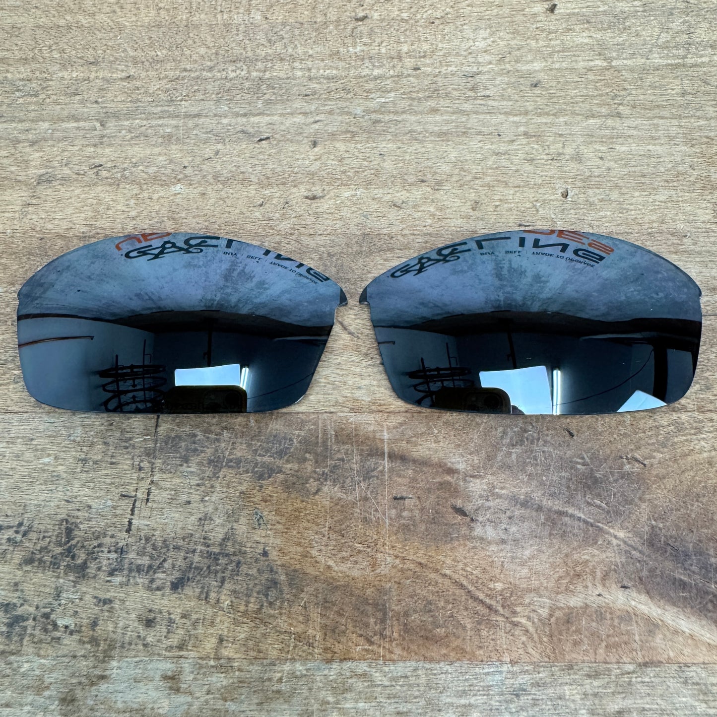 Oakley Flak Red Cycling Sunglasses w/ Black/Red/Brown Lenses & Case