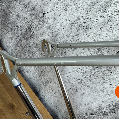 De Rosa Professional SLX 56x56cm Columbus Steel Silver Frameset 700c 2982g