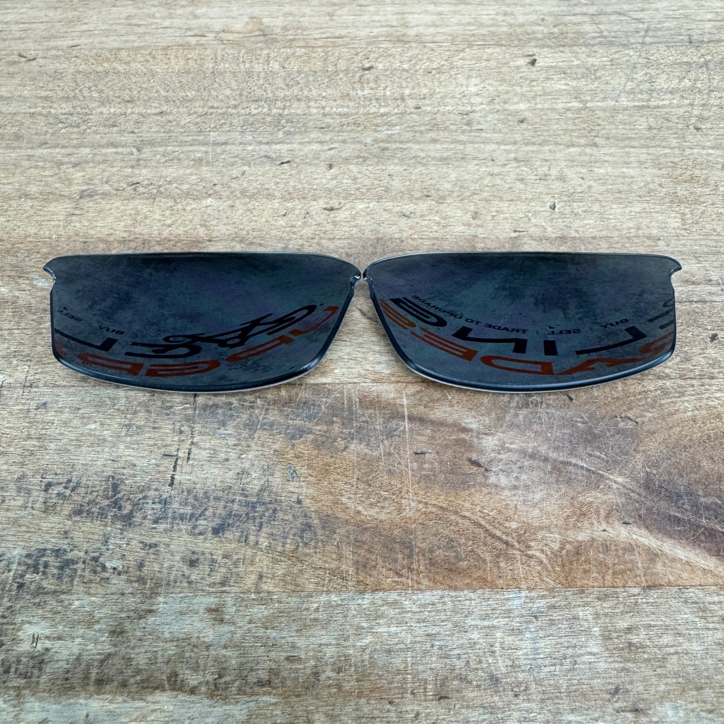 Oakley Flak Red Cycling Sunglasses w/ Black/Red/Brown Lenses & Case