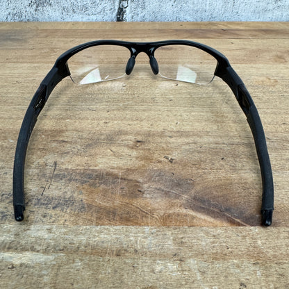 Oakley Flak Black Cycling Sunglasses w/ Black/Brown/Gold/Clear Lenses & Case