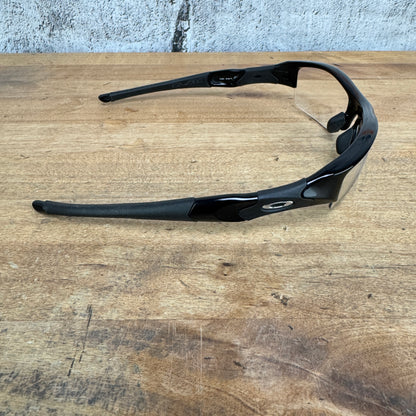 Oakley Flak Black Cycling Sunglasses w/ Black/Brown/Gold/Clear Lenses & Case