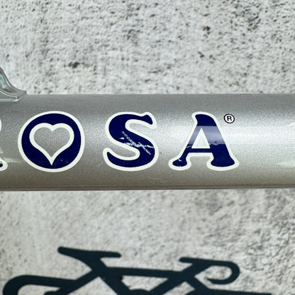 De Rosa Professional SLX 56x56cm Columbus Steel Silver Frameset 700c 2982g