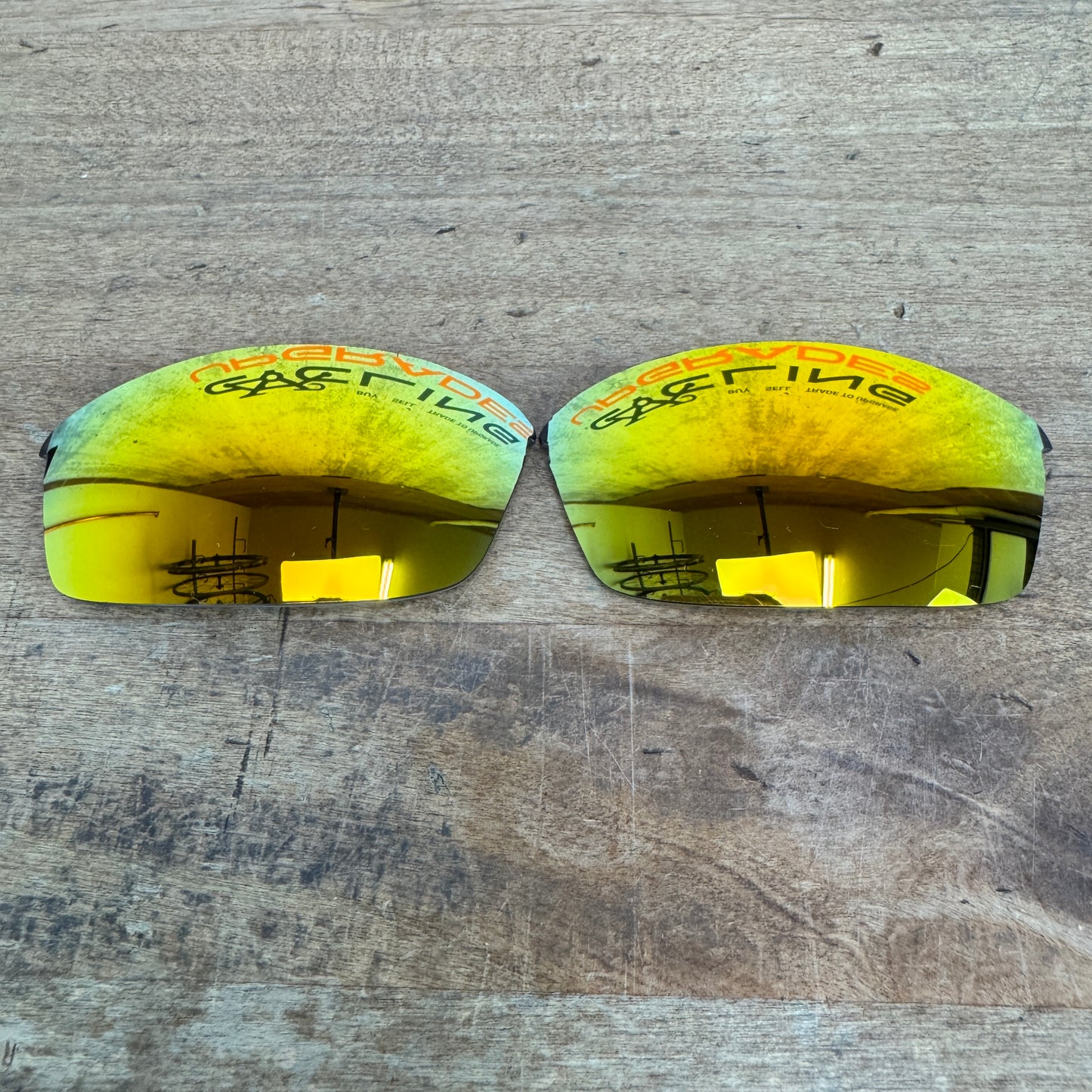 Oakley Flak Black Cycling Sunglasses w/ Black/Brown/Gold/Clear Lenses & Case