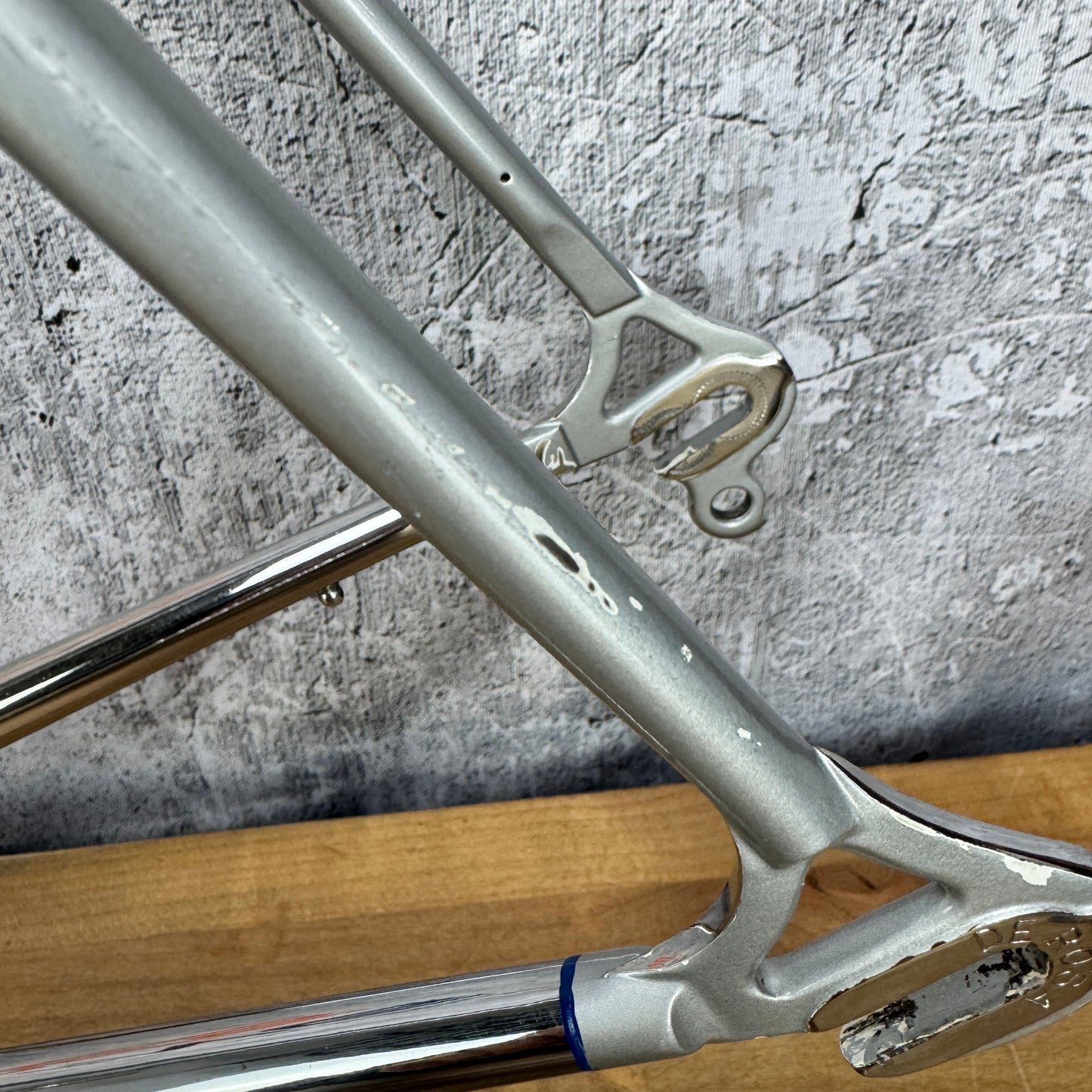 De Rosa Professional SLX 56x56cm Columbus Steel Silver Frameset 700c 2982g