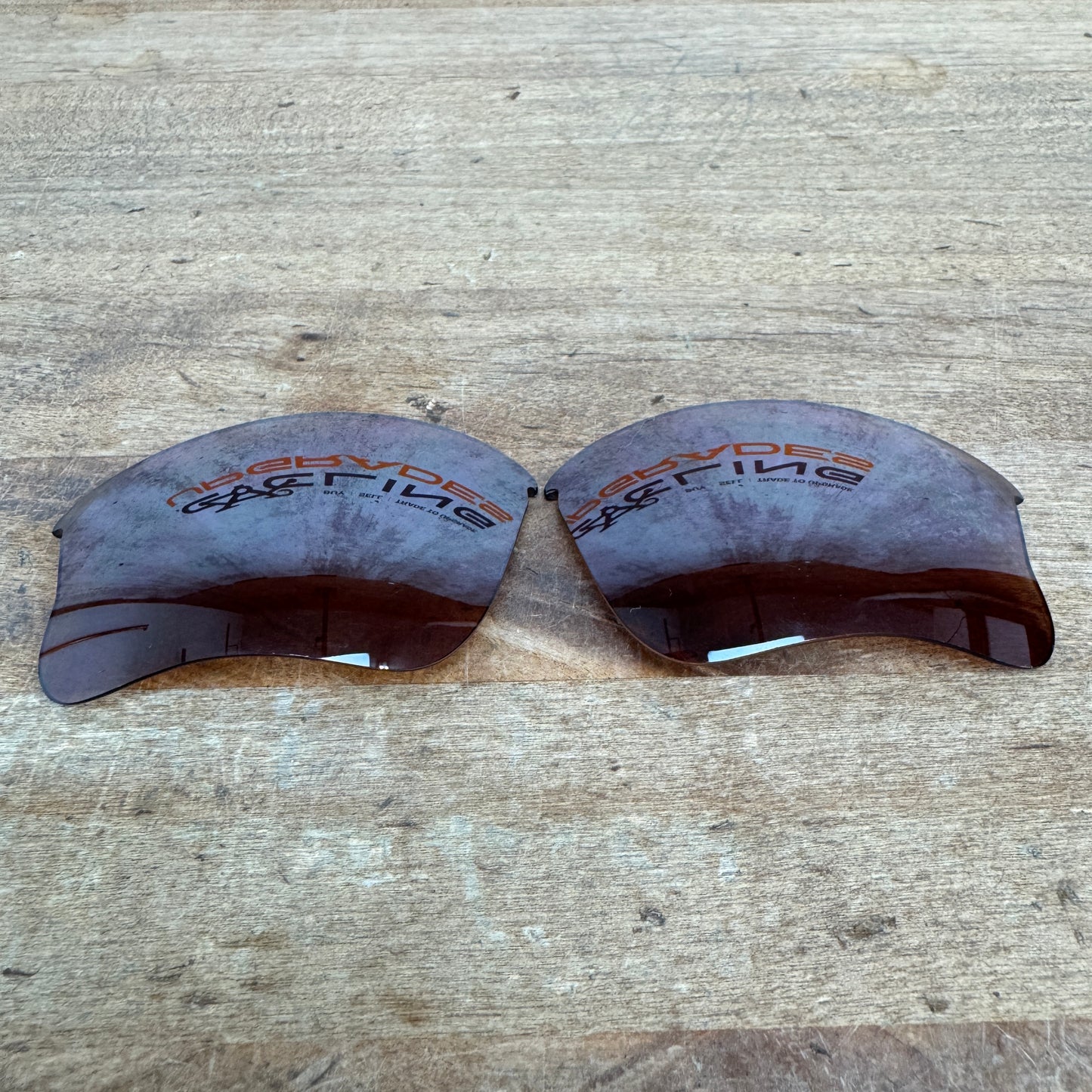 Oakley Flak Black Cycling Sunglasses w/ Black/Brown/Gold/Clear Lenses & Case