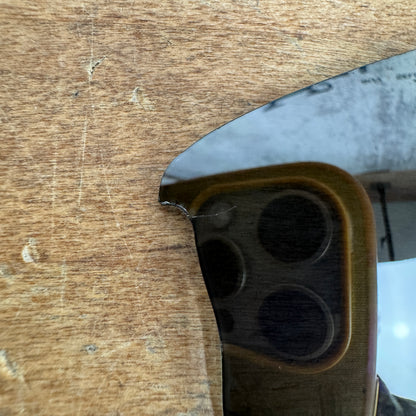 Oakley Flak Black Cycling Sunglasses w/ Black/Brown/Gold/Clear Lenses & Case