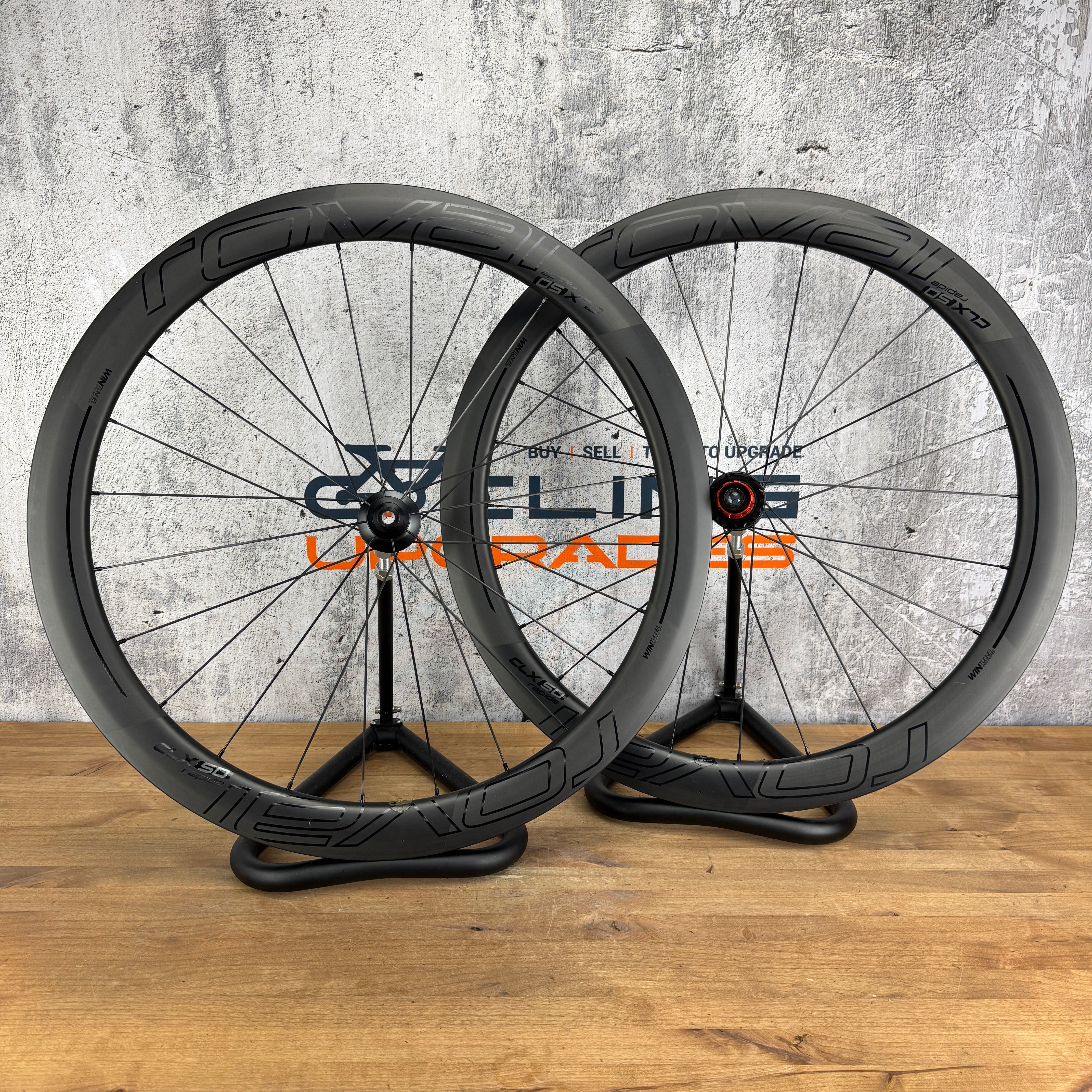 Roval CLX 50 Rapide Carbon Tubeless Disc Wheelset 110/148