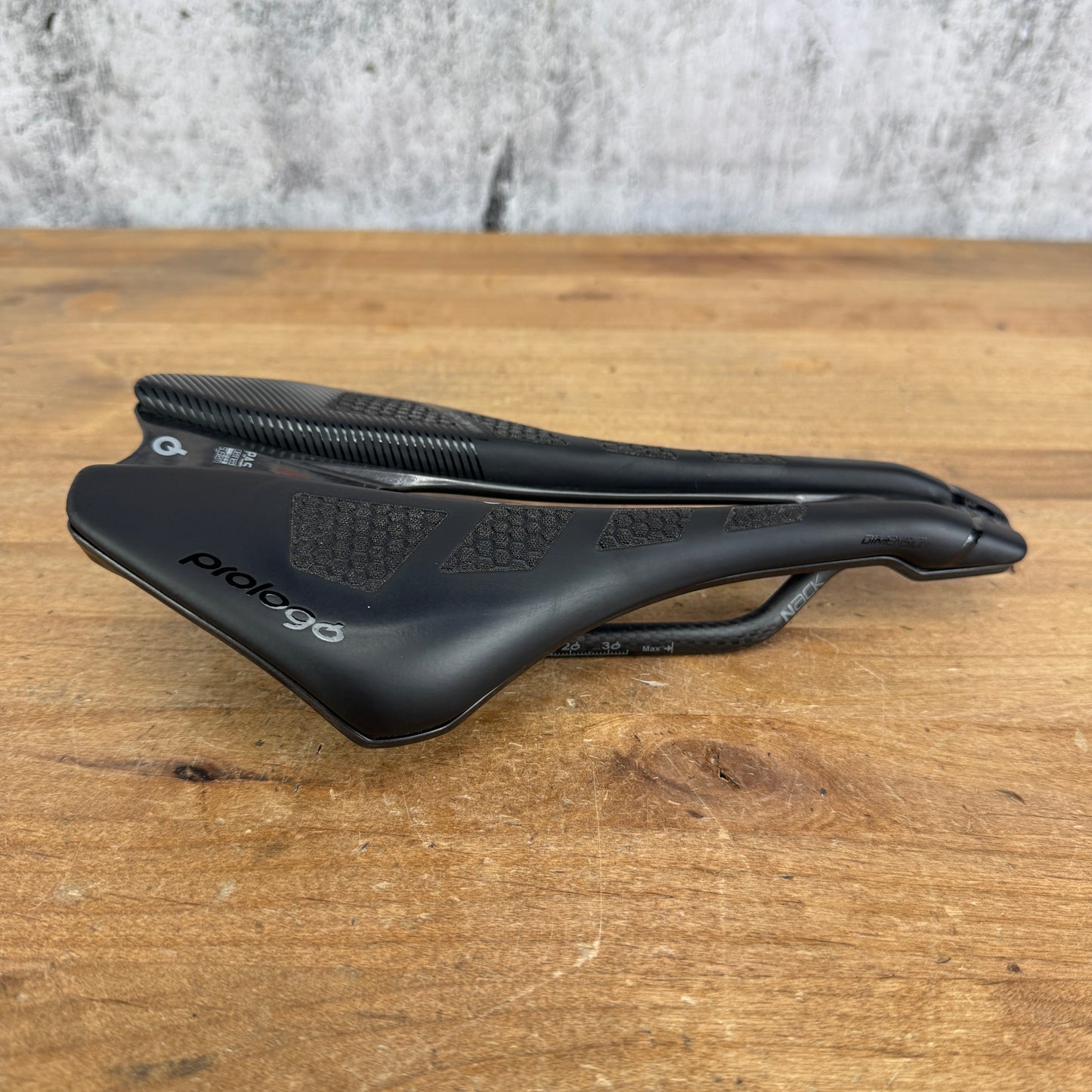 Light Use! Prologo Dimension CPC PAS Nack Carbon Rails 143mm Bike Saddle 172g