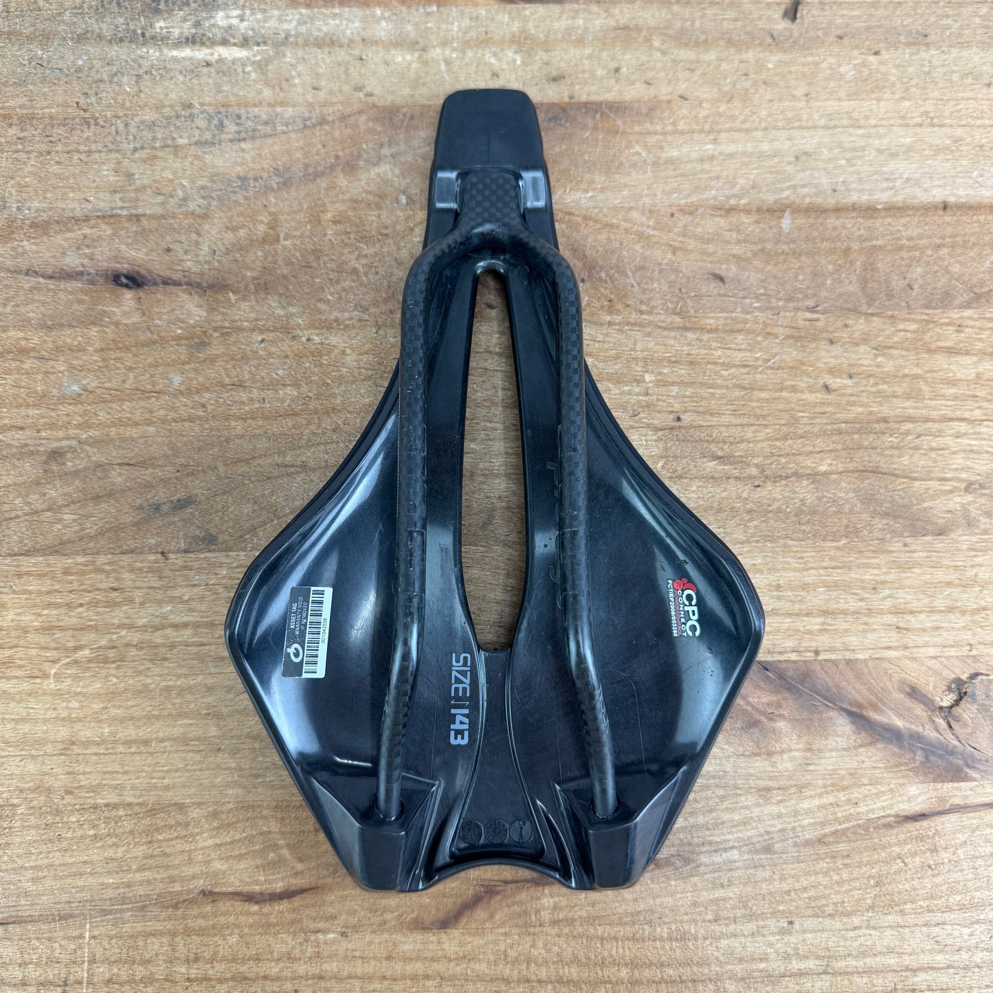 Light Use! Prologo Dimension CPC PAS Nack Carbon Rails 143mm Bike Saddle 172g