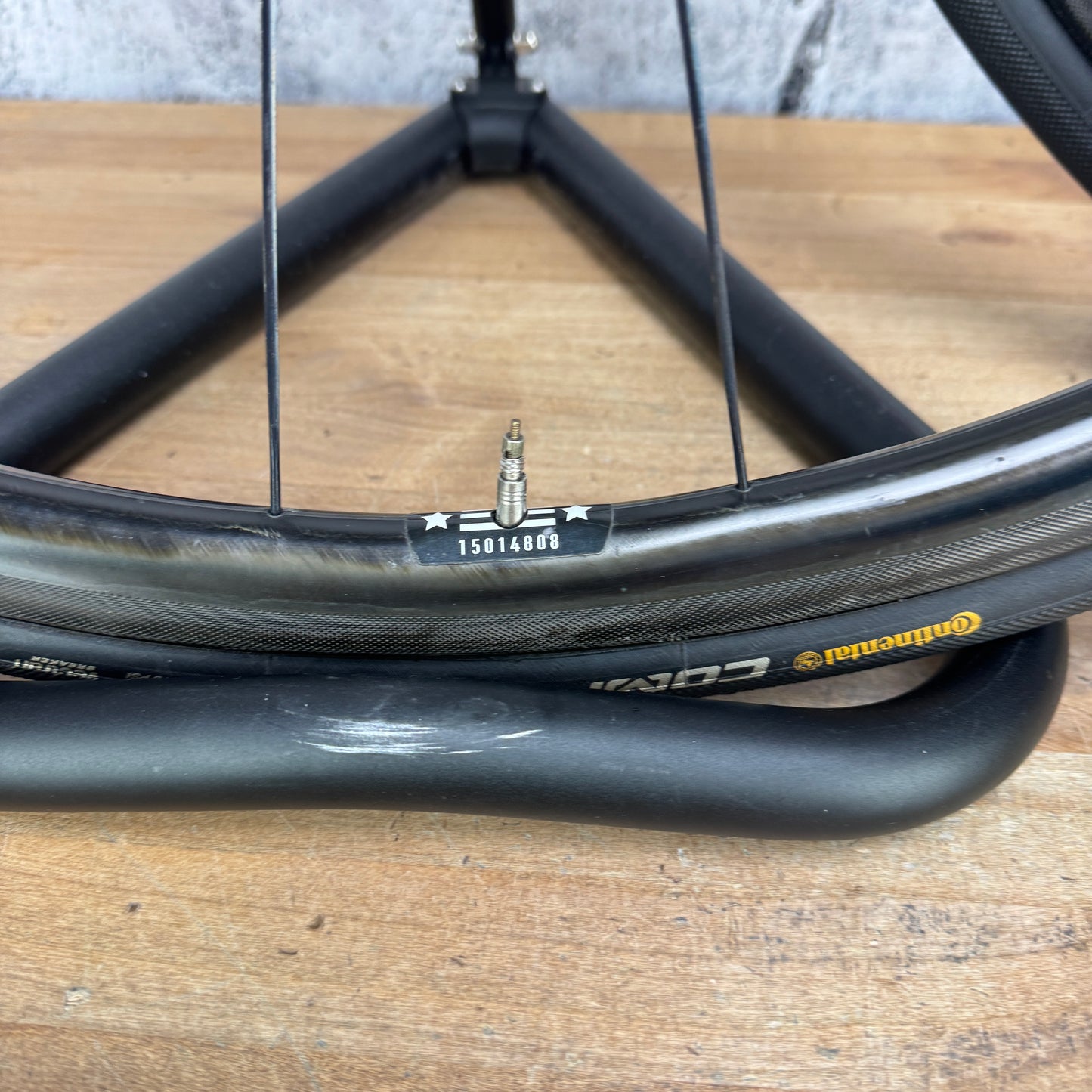 Enve SES 2.2 Carbon Tubular Wheelset 700c Rim Brake + Continental Competition