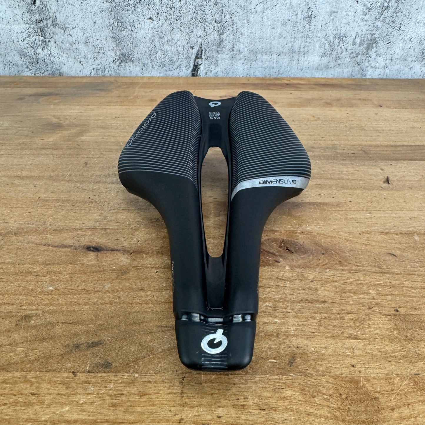 Light Use! Prologo Dimension 7x7mm Alloy Rails 143mm Bike Saddle 230g