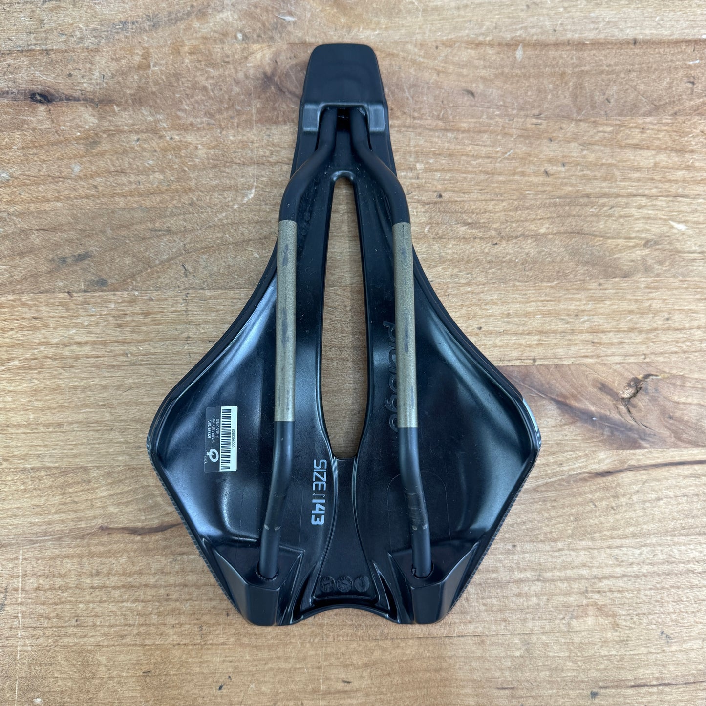 Light Use! Prologo Dimension 7x7mm Alloy Rails 143mm Bike Saddle 230g