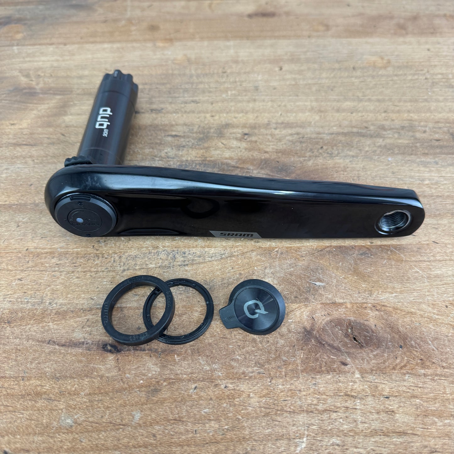 Low Mile! SRAM Rival AXS DUB Wide 170mm Left Side Quarq Power Meter Crank Arm