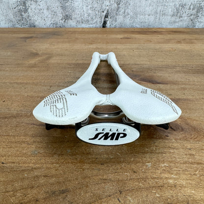 Selle SMP F20C s.i. White 135mm 7x7mm Steel Rails Bike Saddle 208g