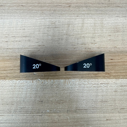 Low Mile! Tririg Angled Spacers For Arm Cups 20º Alloy TT/Triathlon Cockpit 62g