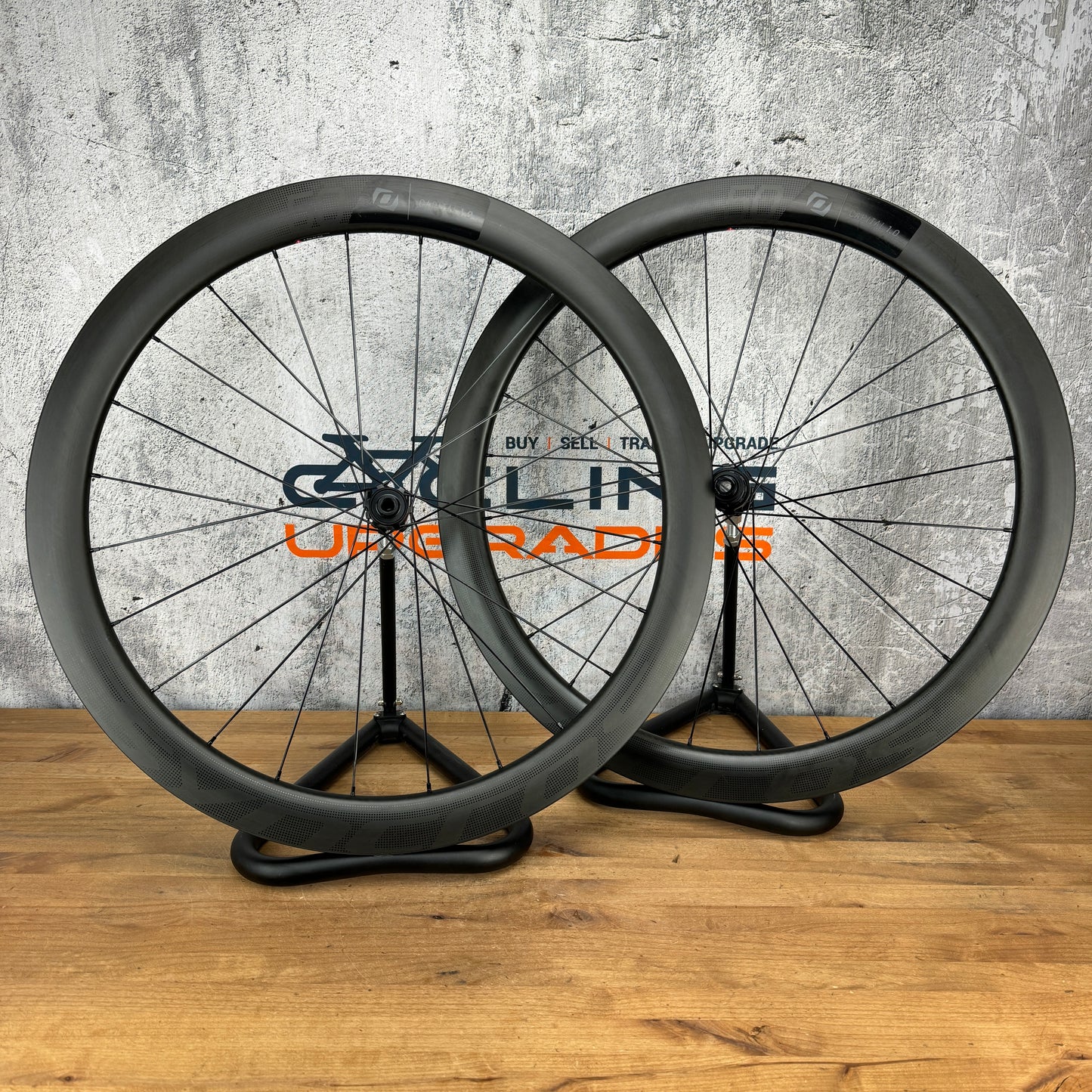 Low Mile! Syncros Capital 1.0 50mm Carbon Tubeless Disc Wheelset 700c 1680g